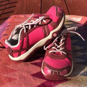 Pink Merrell shoes
